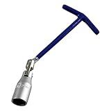  Zündkerzen Gelenkschlüssel 16, 21mm T- Griff Zündkerzenschlüssel Nuss Merox 106, Schlüsselweite:SW 21mm