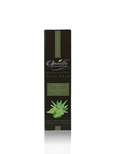 Wimpernserum & Augenbrauenserum mit ALOE VERA 4 ml. | Develle Royal Eye Lash Wimpern-Serum | Wimpern Activating Serum | Wimpernbooster | Wimpern Booster | Wimpernwachstums-Serum | Wimpernverlängerung - 8