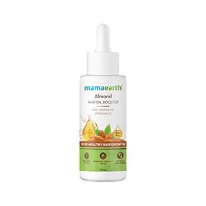 Mamaearth Almond Hair Oil Booster with Almond Oil & Vitamin E & for Healthy Hair Growth - 30 ml