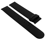 Junghans MEGA SOLAR | Ersatzband XL Uhrenarmband 20mm | Leder schwarz 018/1225