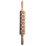 Größe (ca.): 38cm insgesamt. Rollendurchmesser 4cm, Drucklänge 20cm, Grifflänge 9cm