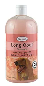 Petswill Long Coat Dog Shampoo, 1 litre