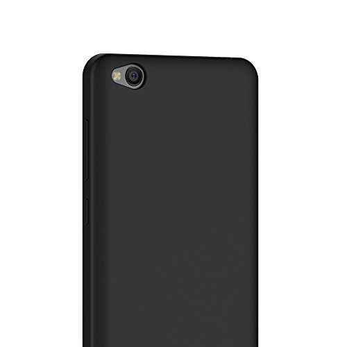 Funda Xiaomi Redmi 4A  AICEK Negro Silicona Fundas para Redmi 4A Carcasa Xiaomi Redmi 4A Negro Silicona Funda Case