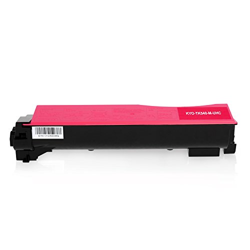 4 Toner kompatibel zu Kyocera TK-540 für Kyocera FS-C5100DN – Schwarz 10.000 Seiten, Color je 8.000 Seiten - 4