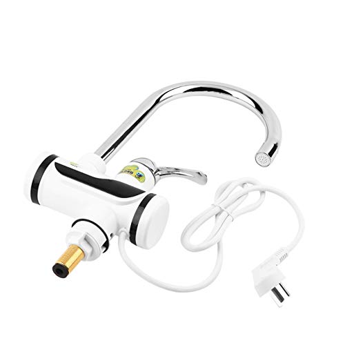 Preisvergleich Produktbild LasVogos ABS LED Digitalanzeige Wasserhahn Sofortige Heizung Elektrische Durchlauferhitzer Wasserhahn