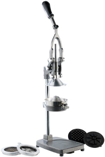 Rosenstein & Söhne Profi Gastro 3in1: Zitruspresse, Apfel-, Gemüse-, Pommes-Schneider, XL - 2