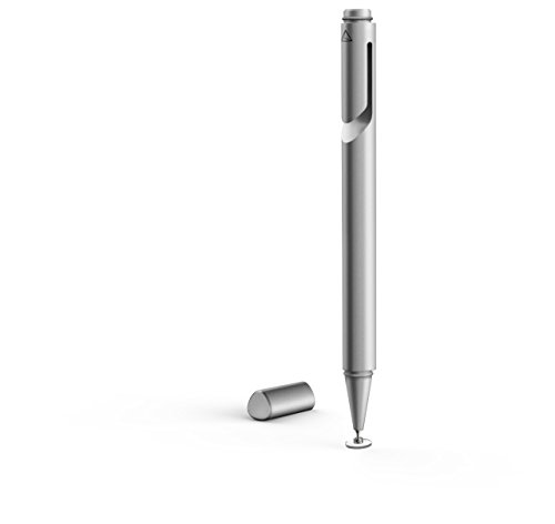Adonit Mini 3 kapazitiver Eingabestift für alle Smartphones/Tablets wie Apple iPhone/iPad etc. – silber [Aluminium | Trageclip | Ergonomisches Design] – ADJM3S - 3