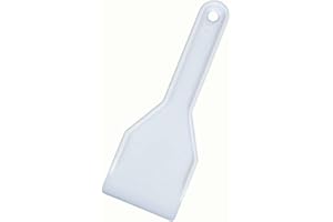 YHCHEYI Refrigerator Ice Scraper White Firm Plastic Flat Shovel Plastic Snow Scraper Defroster Handheld for Deicing Refrigerator Outdoor Trash Can Fence Gate【Energy Class A】
