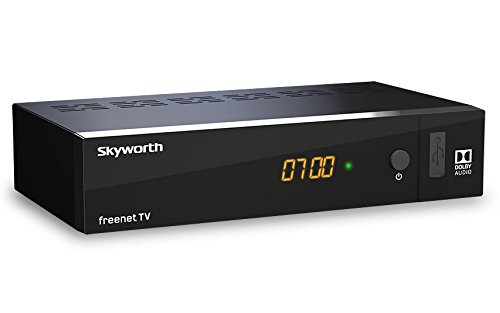 SKYWORTH SKW-T21 – DVB-T2 HD Receiver (für freenet TV) mit HDMI Kabel; HEVC Technologie, HDMI-, SCART-, USB-, Ethernet-, ANT IN-Anschluss, Fernbedienung, schwarz - 5