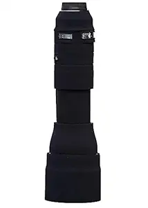 LensCoat Cover Camouflage Neoprene Camera Lens Cover Protection Tamron SP 150-600mm F/5-6.3 Di VC G2, Black (lct1506002bk)