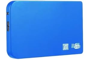 GENERIC Zewnętrzny dysk twardy SSD, 2 TB, duża pojemność, interfejs USB/Type-C, do komputerów/smartfonów - niebieski