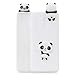 Price comparison product image HongYong White Panda Case for OnePlus 7 Pro,Soft 3D Silicone Case,Cute Animal Rubber Cover,Cool Kawaii Cartoon Gel Cover for Kids Girls Fun Soft Silicone Shell