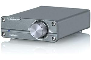 Nobsound Mini châssis TPA3116 Amplificateur HiFi 2 canaux audio stéréo numérique Amp HiFi Power Amplifier 50 W x 2 (alimentation sans charge)