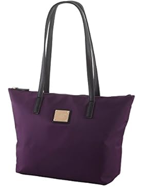 L.Credi Shopper / große Handtasche 5741 aus Nylon in verschiedenen Farben