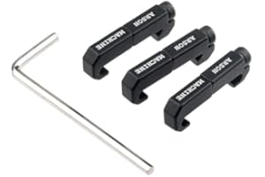 APLUSGEAR 3pcs/Set Metal Wire Guides for Picatinny Rail Flashlight Mouse Tail Switch Wire Clip Slot