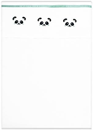 Brilliant Baby Panda Dreams Sheet W/Embroidery, 100 x 150 cm, Multi-Color