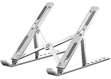 HB PLUS Heavy Quality Foldable Aluminium Laptop Stand | Foldable Metal Laptop Stand | Dynamic Folding Metal Laptop Stand | Fo
