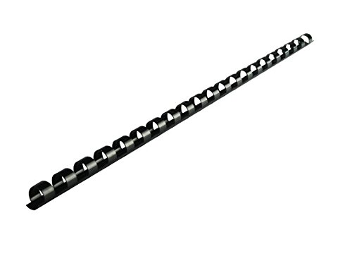 Fellowes 6mm 100pk - Accesorio para encuadernado 100pk Negro De pl stico