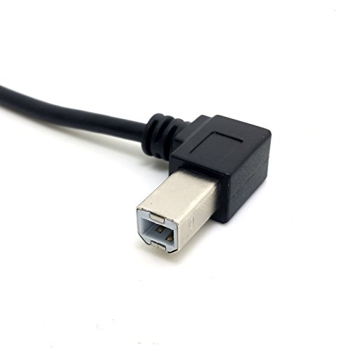 chenyang links gewinkelt USB 2.0 A männlich auf B männlich gewinkelt 90 Grad Drucker Kabel 50 cm - 5