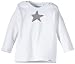 Noppies Unisex Baby U Long Sleeve Melanie T-Shirt, White, Newborn (Manufacturer Size:56)