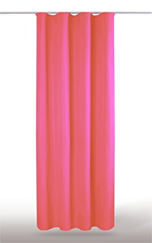 Dekoschal Gardine blickdicht Universalband Kräuselband Microsatin, Auswahl: sandgrau – schlamm 140x245cm - 8