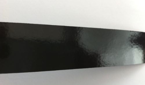 Black High Gloss 22mm Iron-on Melamine Edging from Hardwoodwaresales: 50 Metres