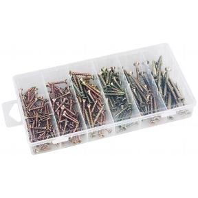 Preisvergleich Produktbild Sortiments-Box Holzschrauben