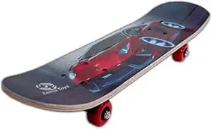 MINSO Skateboard, Wooden Board Playboy Skates Special Printed Wood Big Skateboard (Random Design , 24 x 6 Inch )(MN_15)