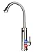 Price comparison product image LUKO ALA-EF-01 PRO 220V 3.2kW [Stainless Steel] Instant Electric Heater Kitchen Taps,360°Swivel Hot&Cold Electric Heating Kitchen Faucets with LED Digital Display for Bathroom, Washroom