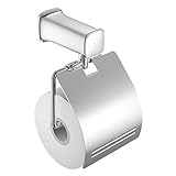 Toilettenpapierhalter Tissue-Box Aufbewahrungsbox Regal Edelstahl Hohl Papierhandtuchhalter Badezimmer-Rollenhalter Punch-Free Rollenpapierrohr Einfache Haushaltsgegenstände