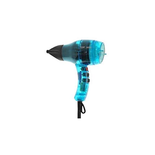 Sèche Cheveux TGR 3600 Bleu Turquoise marque TGR velecta paramount livré avec 2 embouts