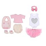 Adecuado para 22 '' - 23 '' Reborn Baby Girl Doll u otras muñecas con el mismo tamaño