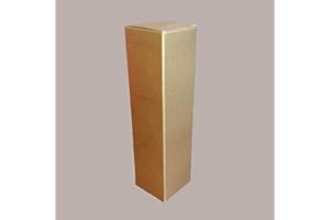 Lucgel Scatola chiusa astuccio porta 1 bottiglia champagne magnum in carta grafica skin oro 115x115H430mm - 10 pezzi -