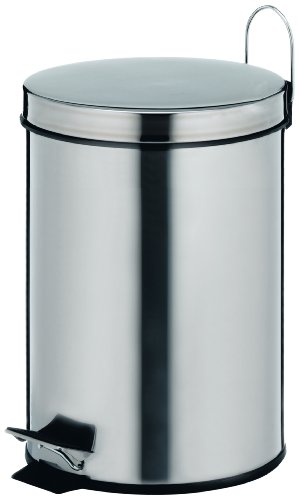 KELA 18194, Kosmetikeimer 5 l, Edelstahl, Knut, Silber Glänzend