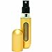 Travalo Easy Refill Travel Perfume Atomizer Spray Bottle in Bold Gold