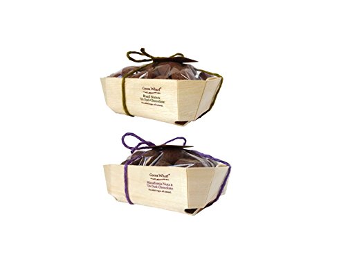 New! Set of 2. Chocolate Brazils &amp; Chocolate Macadamias. Covered in 72% Dark Chocolate 225g each packet. No added sugar. 100% natural. Vegan. Chocolate Covered Whole Brazils and Macadamias.