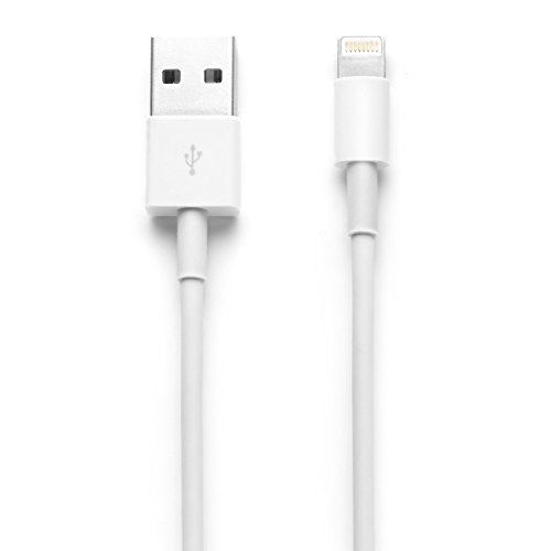 iprotect Cable de carga USB 15 cm cable de datos 0 15 m para iPhone 7  7 Plus  5 5s 5c  iPhone 6  6 Plus  iPod Touch 5G  iPad mini  iPad mini 2  iPad 4  iPad Air  iPad Air 2  iPod Nano 7G-blanco