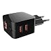 Produktbild TOOGOO LCD Anzeige 2.4A 2 Anschlüsse Dual USB Universal Smart Wand Ladegert Wechselstrom Apdater EU Stecker