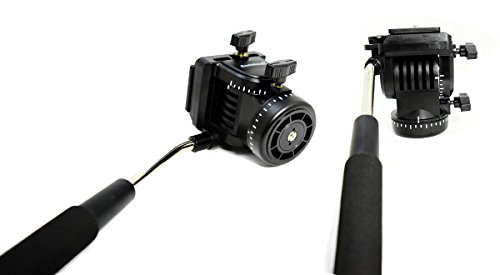 Comprar Koolehaoda Acción de cabezales de vídeo arrastre del fluido
Bola de la pista de amortiguación hidráulica Cabeza fluida de vídeo
para la cámara del trípode 2 placa de liberación rápida Descuento