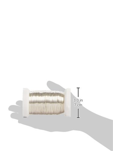 Knorr prandell 216465714 Silberdraht Durchmesser (150 Meter lang und 0,25 mm Durchmesser) - 2