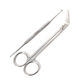 CANDURE® - Extra LONG Handled Angled Toe Nail Chiropody Scissors - Cut your nails effortlessly!