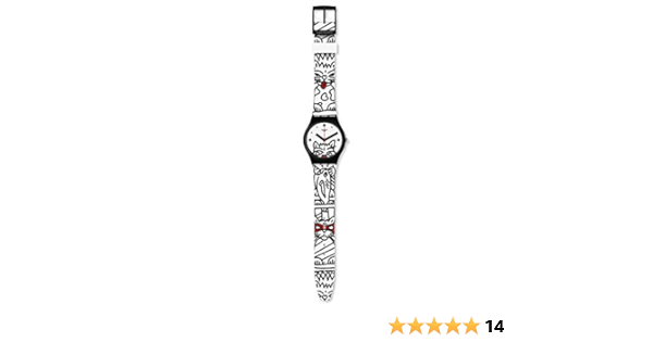 Swatch Femmes Analogique Quartz Suisse Montre avec Bracelet en Silicone  GB322 : Amazon.fr: Montres