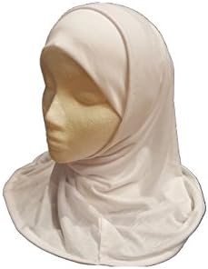 Two Piece Amira Hijab Cotton Style (White)