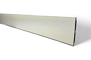 Lo spazio in costruzione Zoccolatura per cucina 12 h, zoccolo, zoccolatura, ottima per la cucina, resistente colore panna LUNGHEZZA 2 METRI