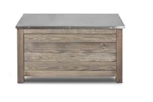Sleek wetterfest Outdoor Garten Holz Aufbewahrungsbox Truhe Einheit