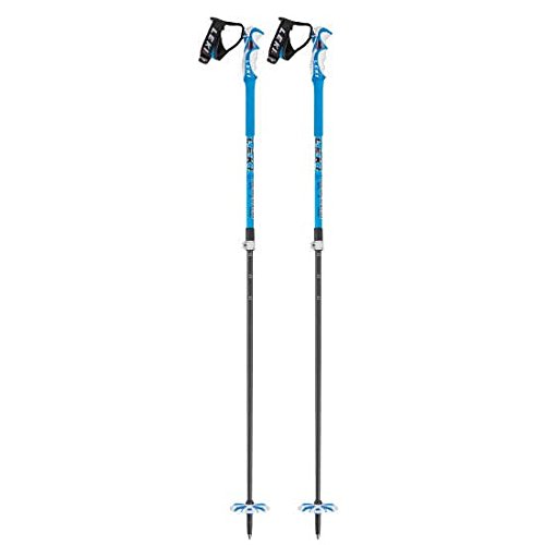 LEKI-Erwachsene-Skistock-Bird-Vario-Base-Color-Blue-Design-Dark-BlueWhite-110-140-cm-632-6872