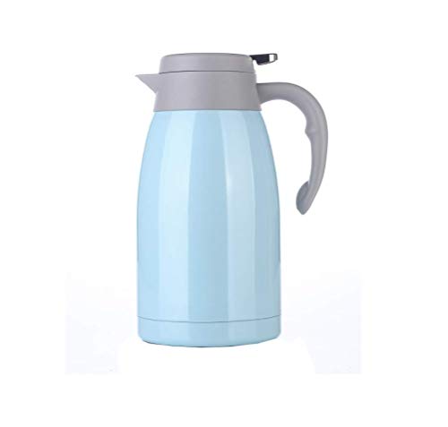 AA-SS 304 en Acier Inoxydable sous Vide Isolation Pot Maison Utiliser Thermos flacons htel Restaurant cafetire Pot d'isolation de th (Bleu)