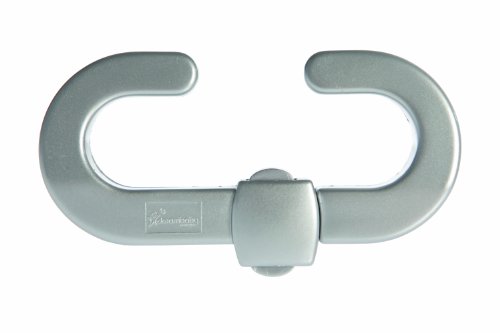 Dreambaby Secure -A- Cabinet Handles & Knobs Security Locks - Child Proof Sliding Safety Locks -Silver - Model F1003
