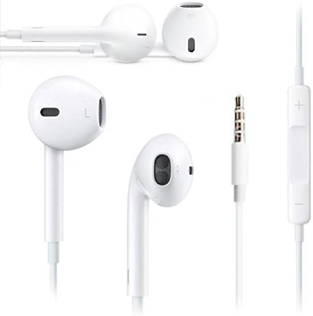 Earphones With Microphone And Remote For Apple Android And Windows Devices White