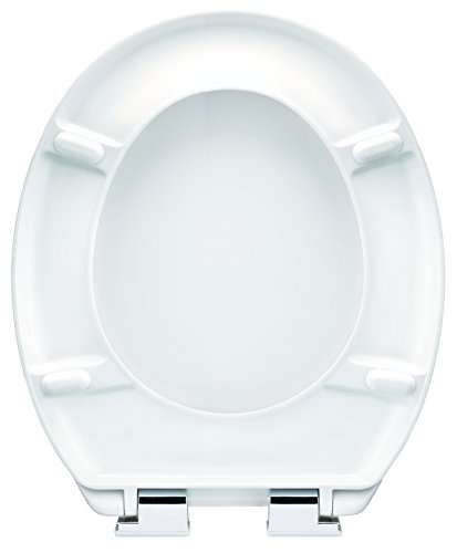 Cornat TAROX 2.0 WC-Sitz mit Absenkautomatik, Duroplast, verchromte Scharniere, weiß, KSTASCOH00 - 3